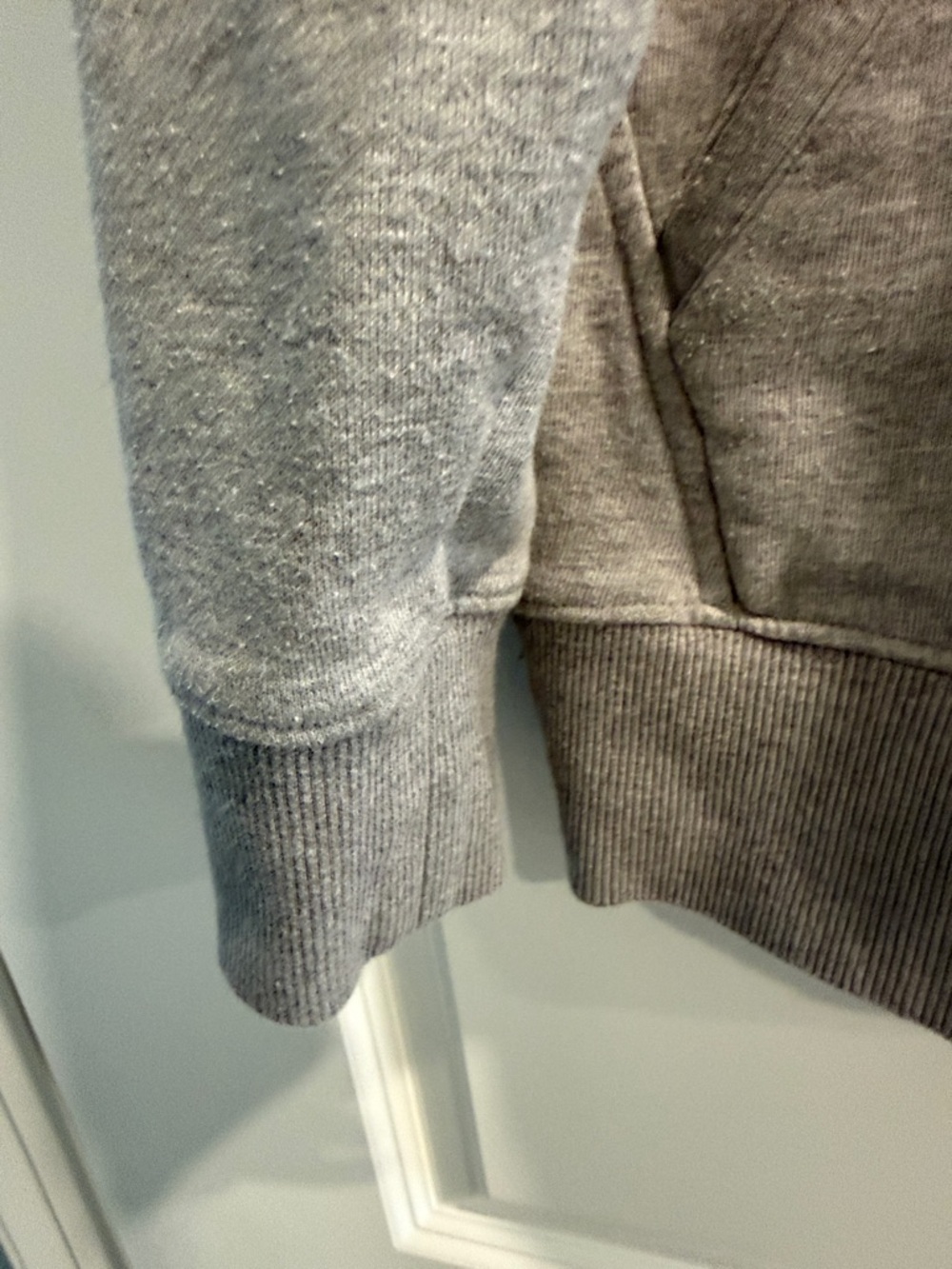 Duluth Trading Co Gray Crewneck Sweatshirt with Floral Embroidery - Picture 5 of 7